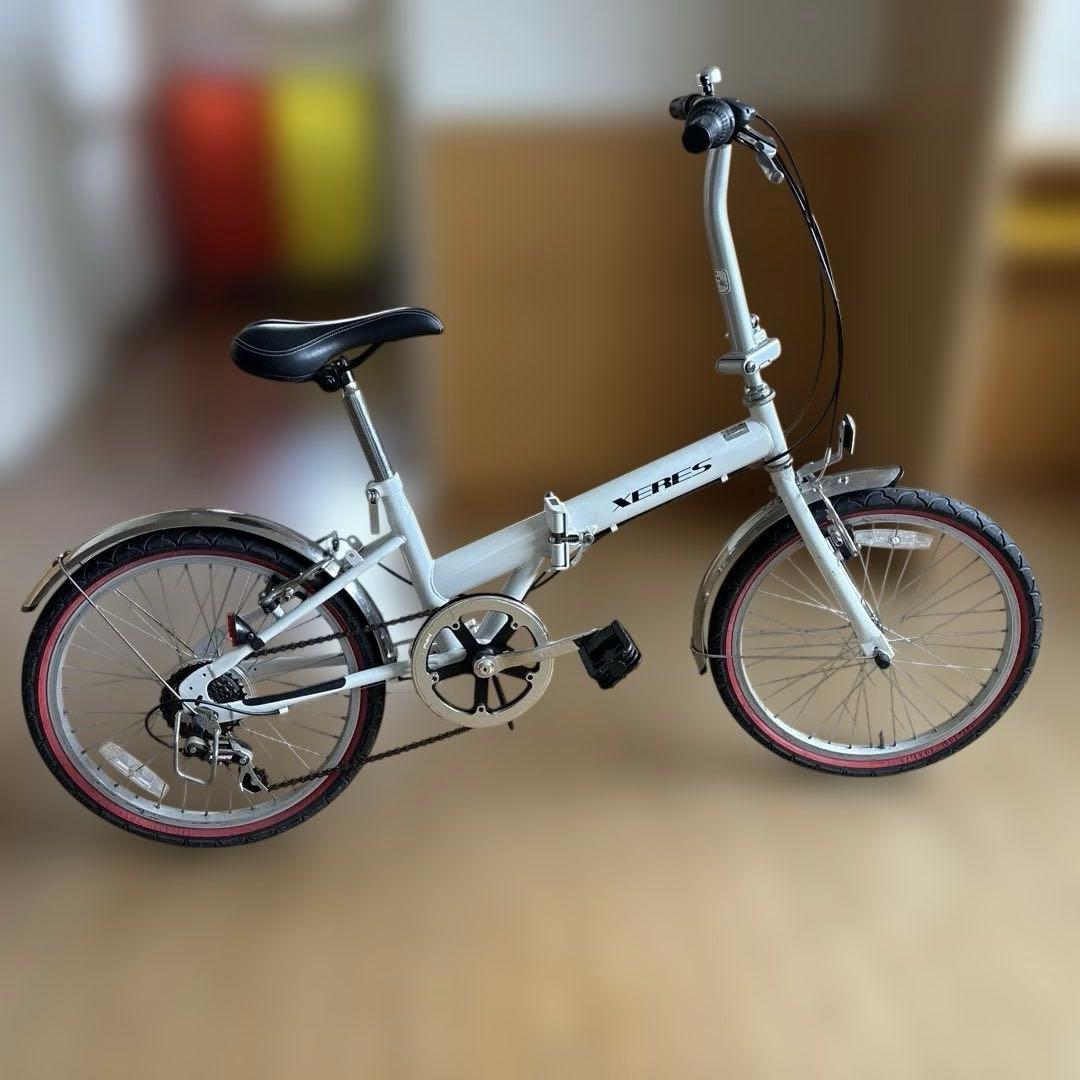 XERES　折りたたみ自転車　20インチ　6段変速