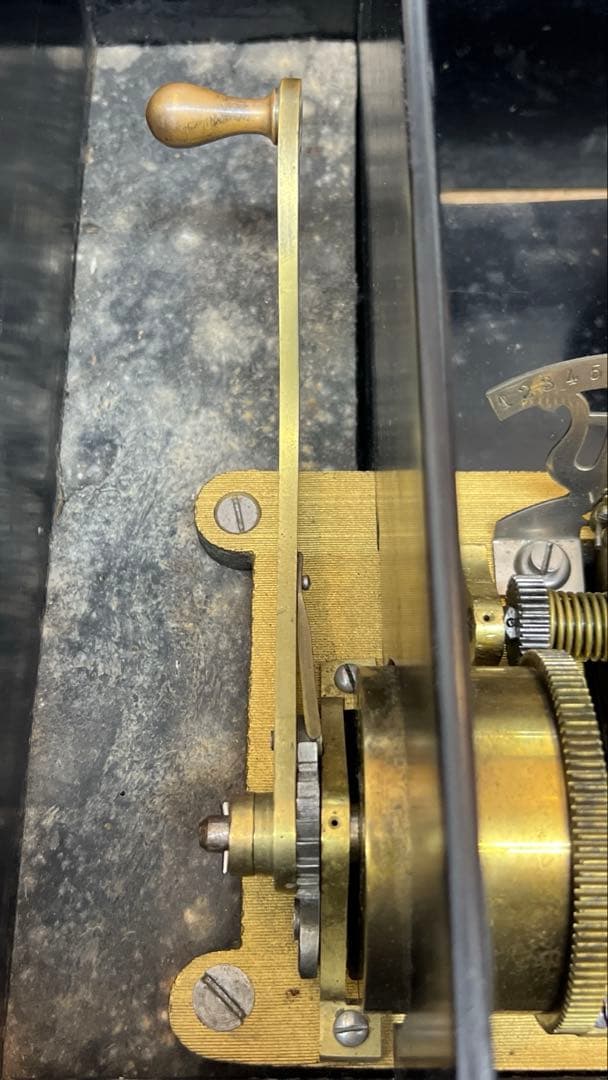 可動品約65弁ベル六個12曲極太超特大オルゴール約23kg東な7-0909⭐︎2F