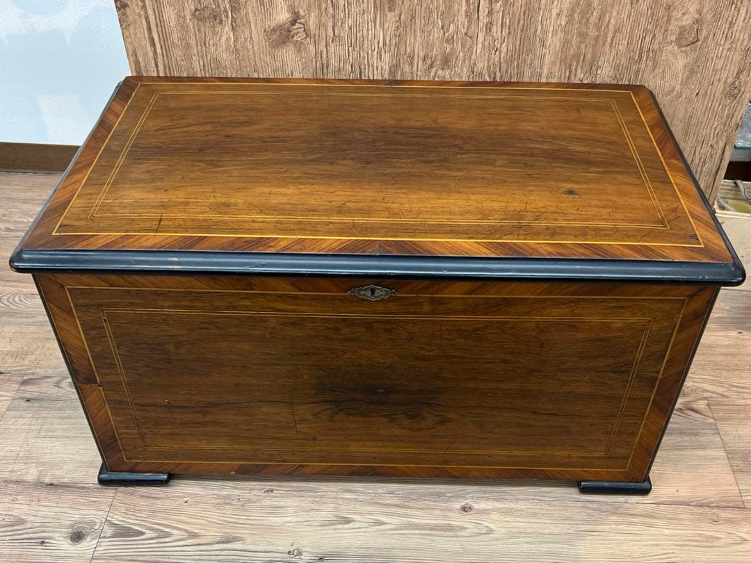 可動品約65弁ベル六個12曲極太超特大オルゴール約23kg東な7-0909⭐︎2F