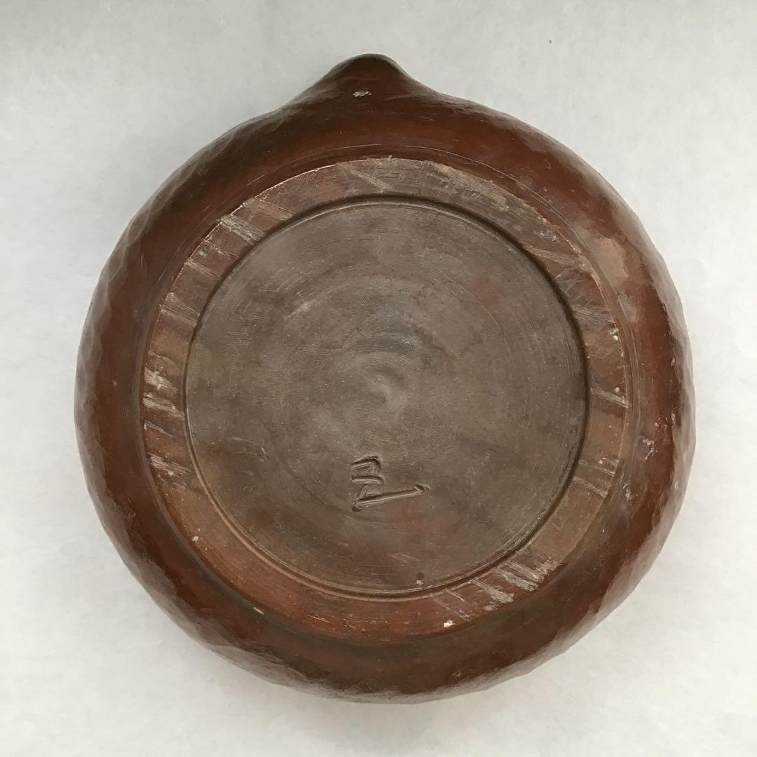 茶道具　備前焼　煎茶　湯さまし急須　窯元五郎辺衛造　栞　紙箱　S34MS