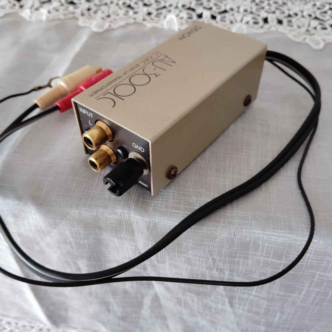 DENON MC(DL-103等)昇圧トランスAU-300LC 良好品