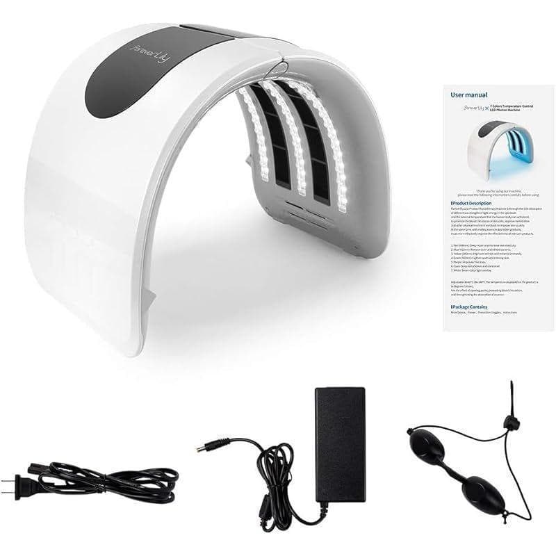 LED美顏器7色LED光 美顔マスク コラーゲンマシン 光美容器 自宅用美顔器