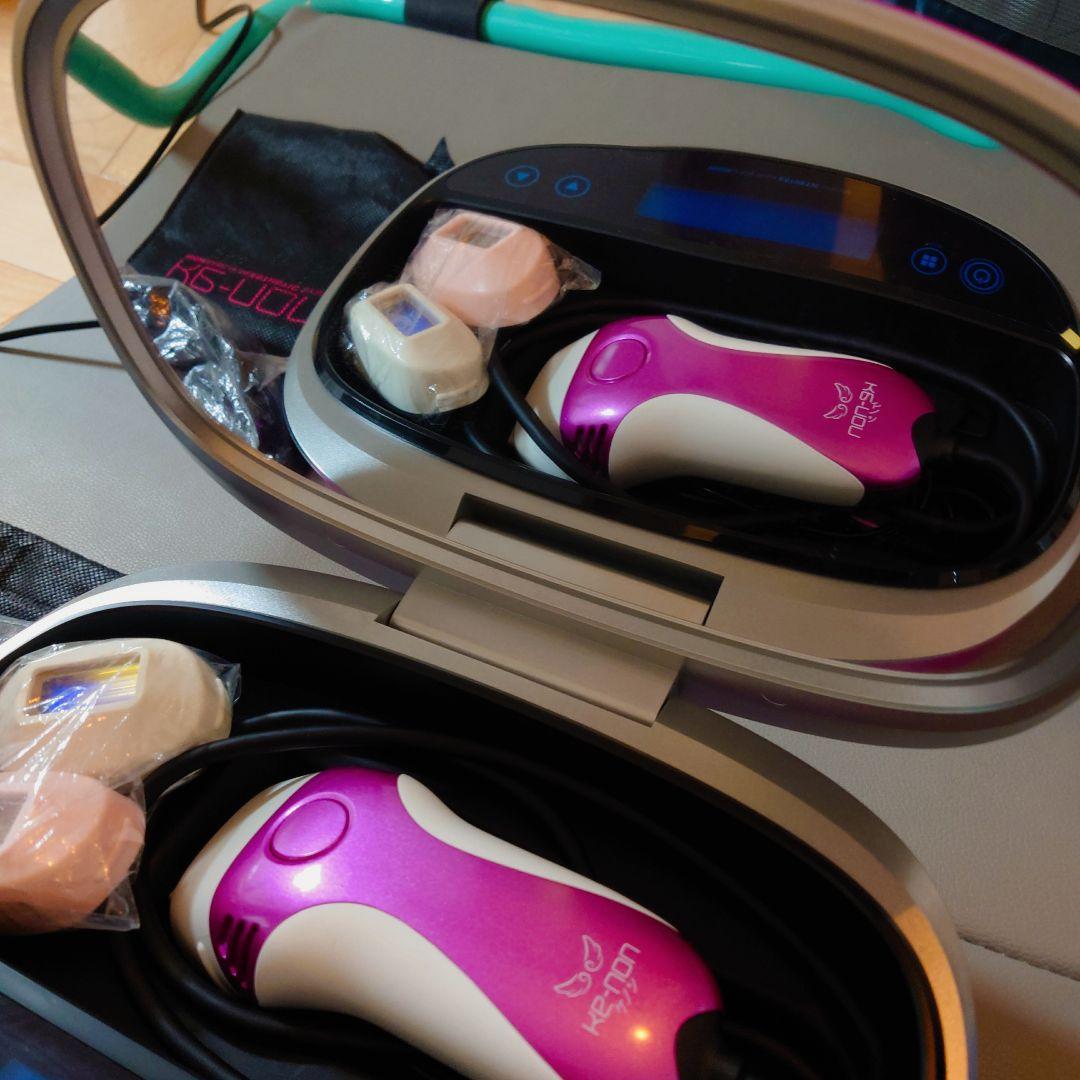 極美品 ケノン 家庭用脱毛器　ver7.1 シャインピンク カードリッジ付き