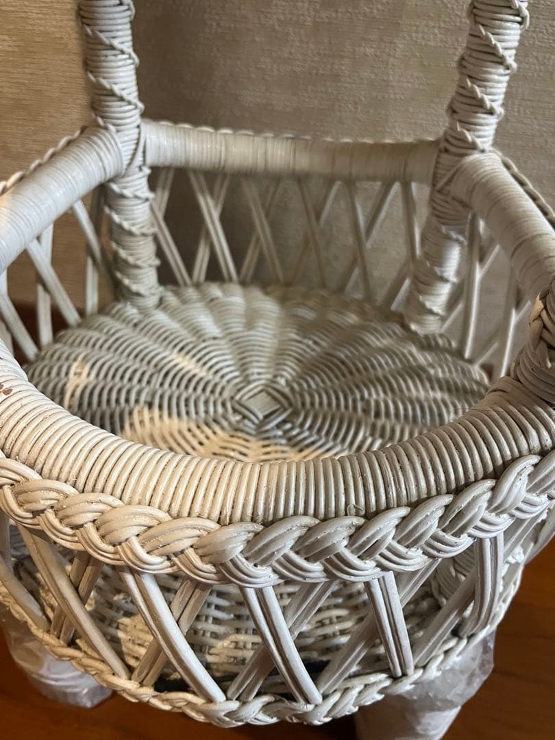 さえら　ラタン円テーブル