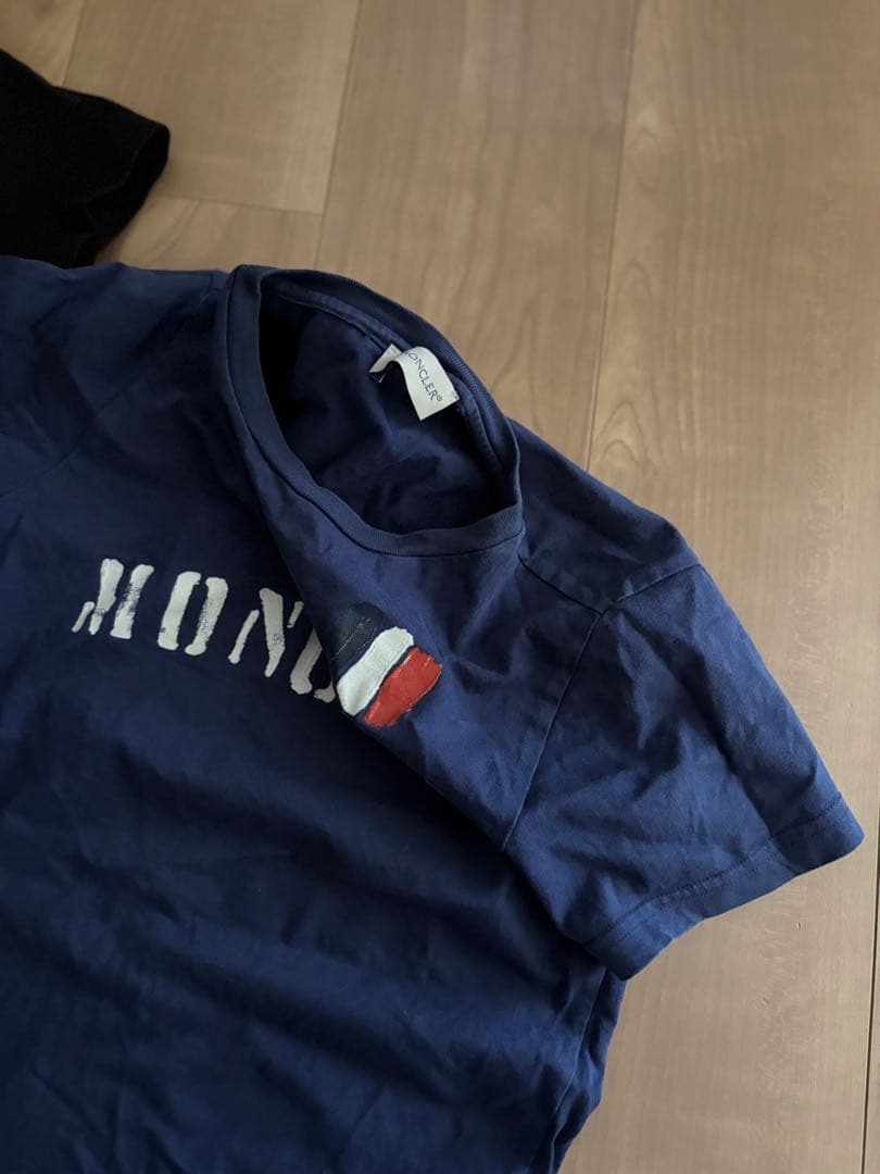 最終値下 モンクレール Tシャツ 2枚 10a 140 ブラック ネイビー
