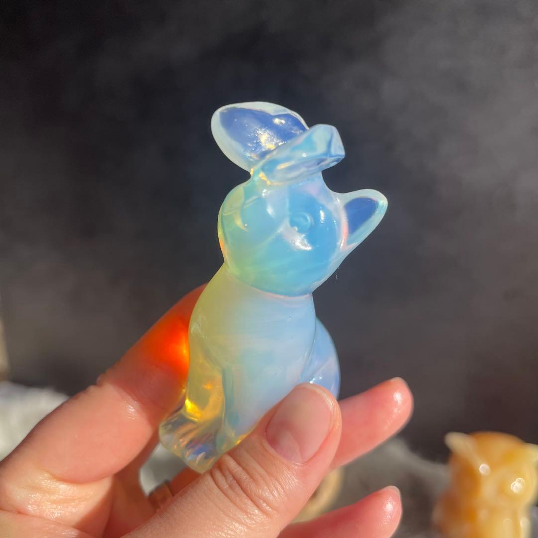 猫と蝶々 オパール