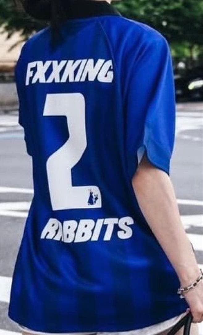FR2 GAME shirt BLUE Lサイズ
