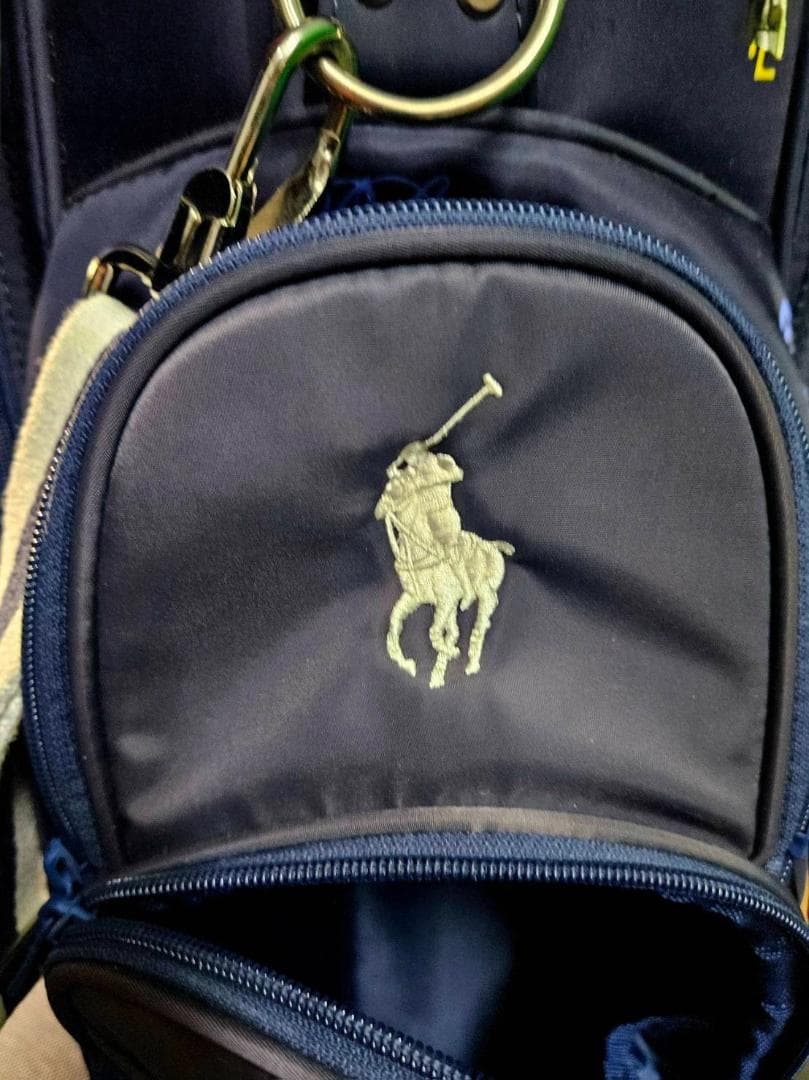 501超美品Polo マルチカラーゴルフバッグ