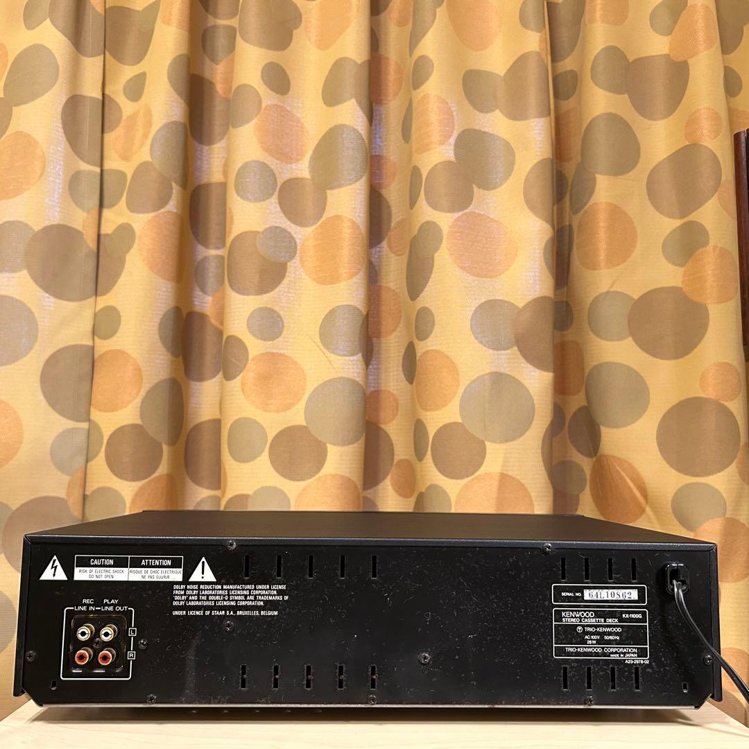 KENWOOD KX-1100G カセットデッキ　※要詳細確認