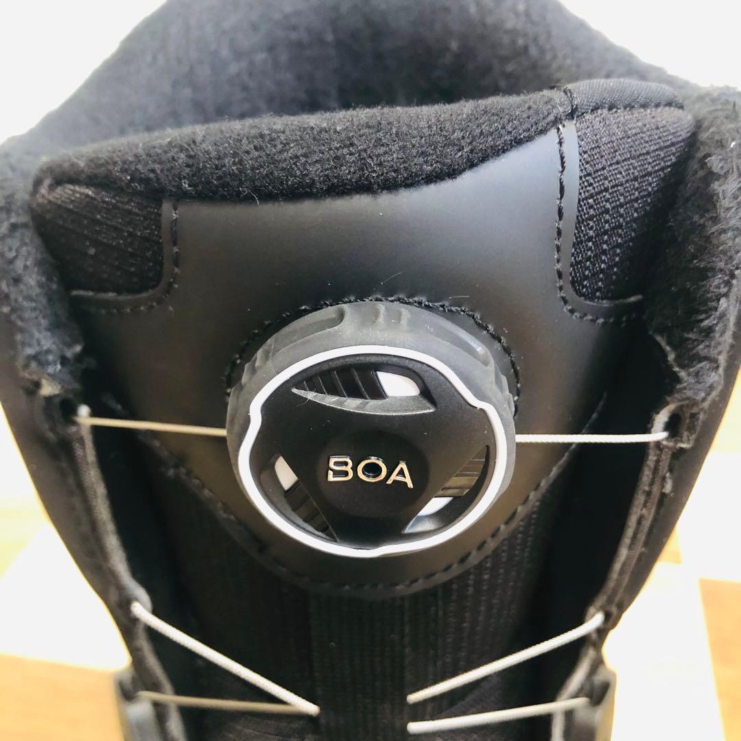 【美品】HEAD スノーボードブーツ JR ブラック 22.5/23.5