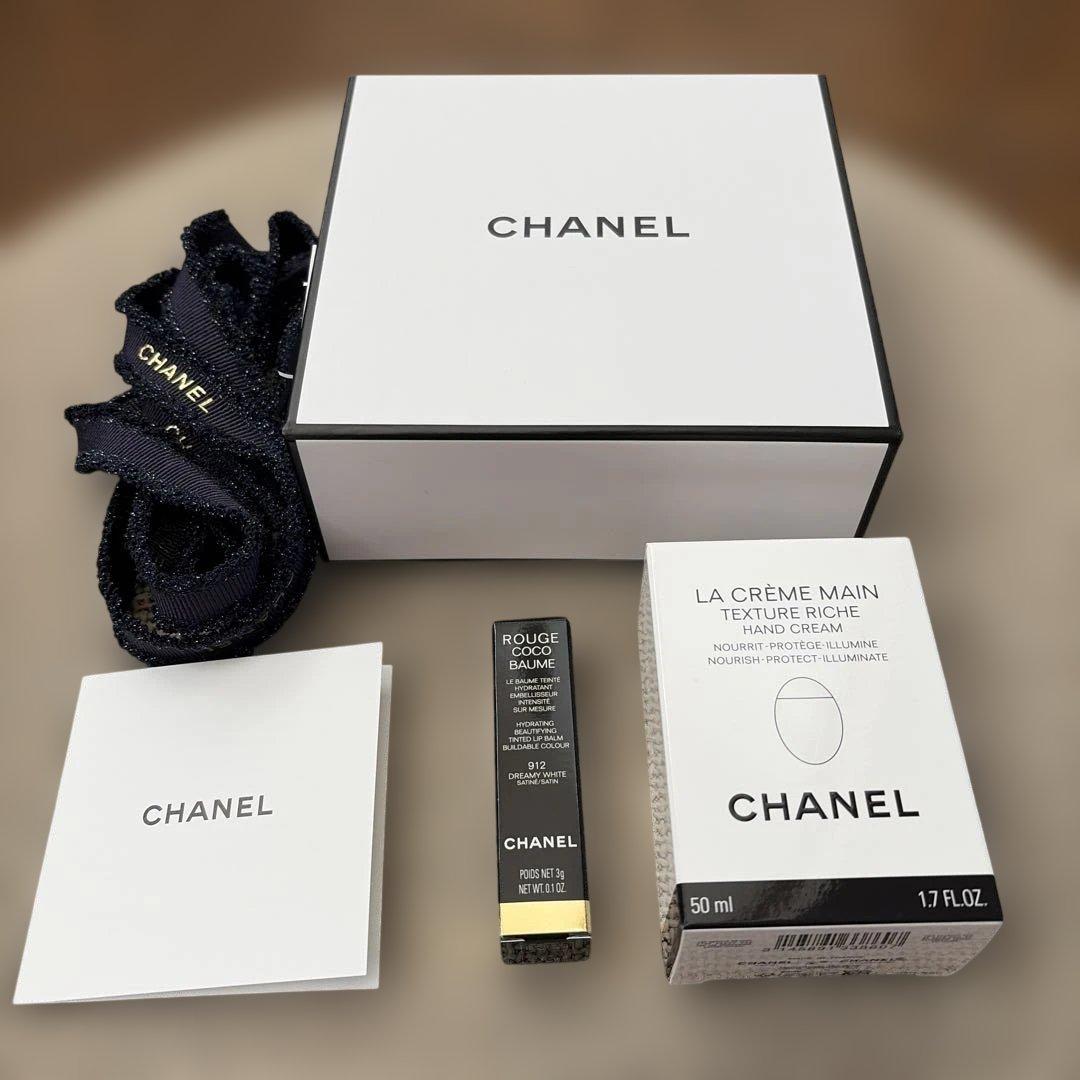 シャネルLA CRÈME MAIN & ROUGE COCO BAUME セット