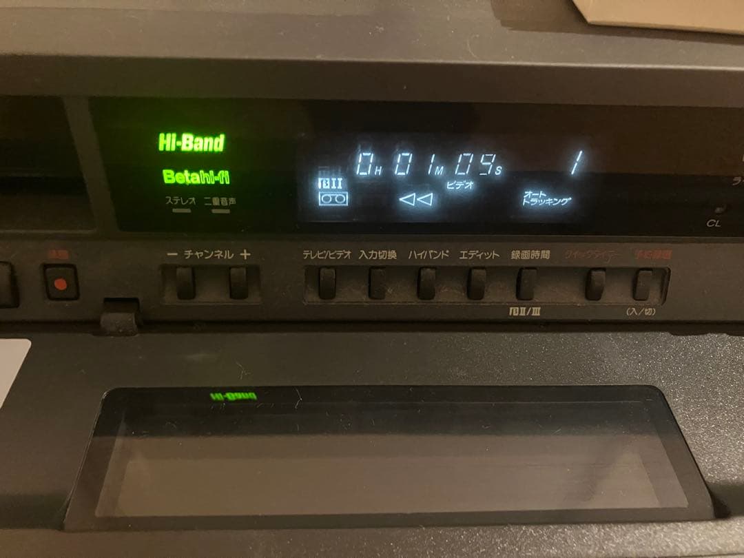 SONY SL-200D ベータデッキ 再生確認済 リモコンなし