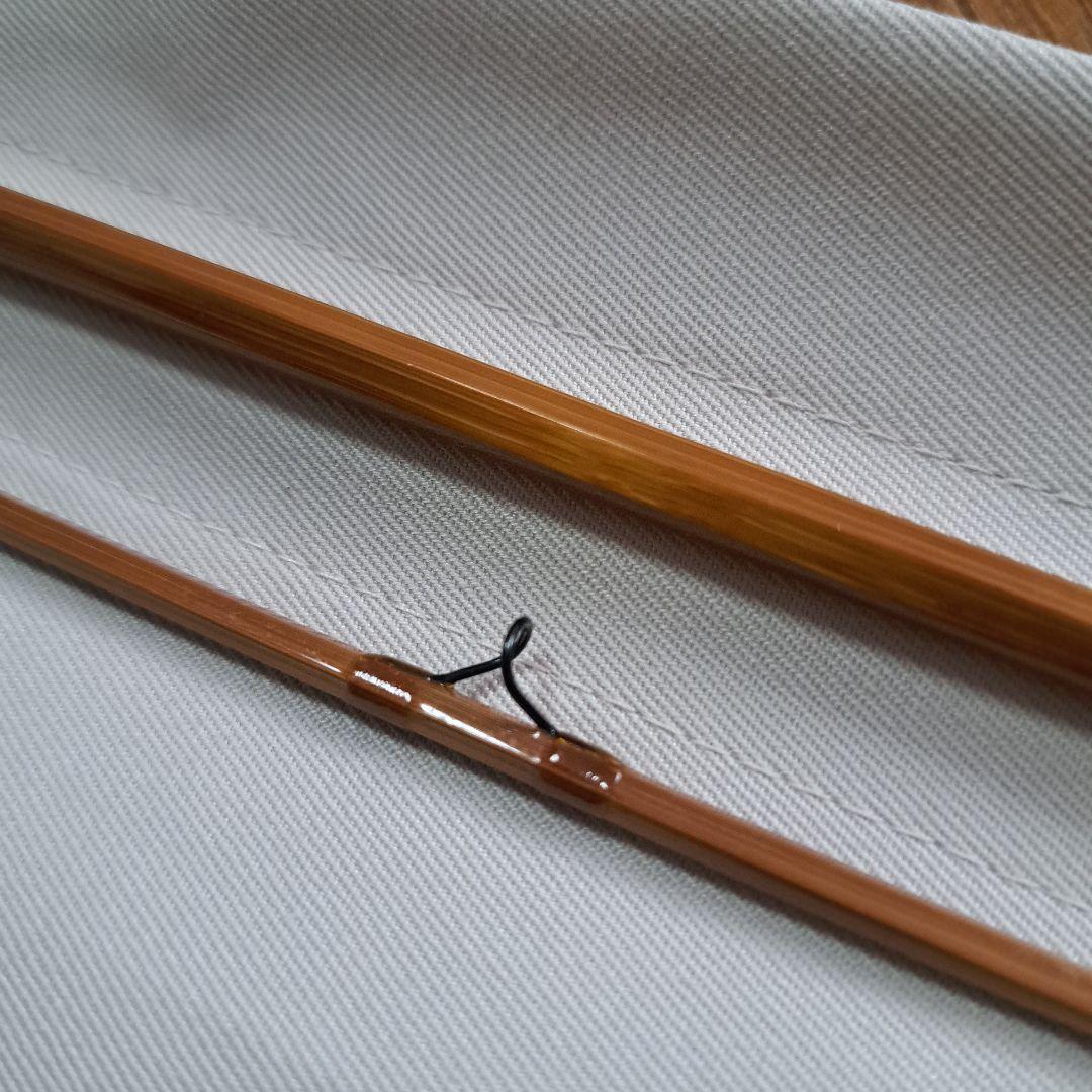 バンブーロッド　6,3#4　地元ビルダー製作 Asamaロッド　美品