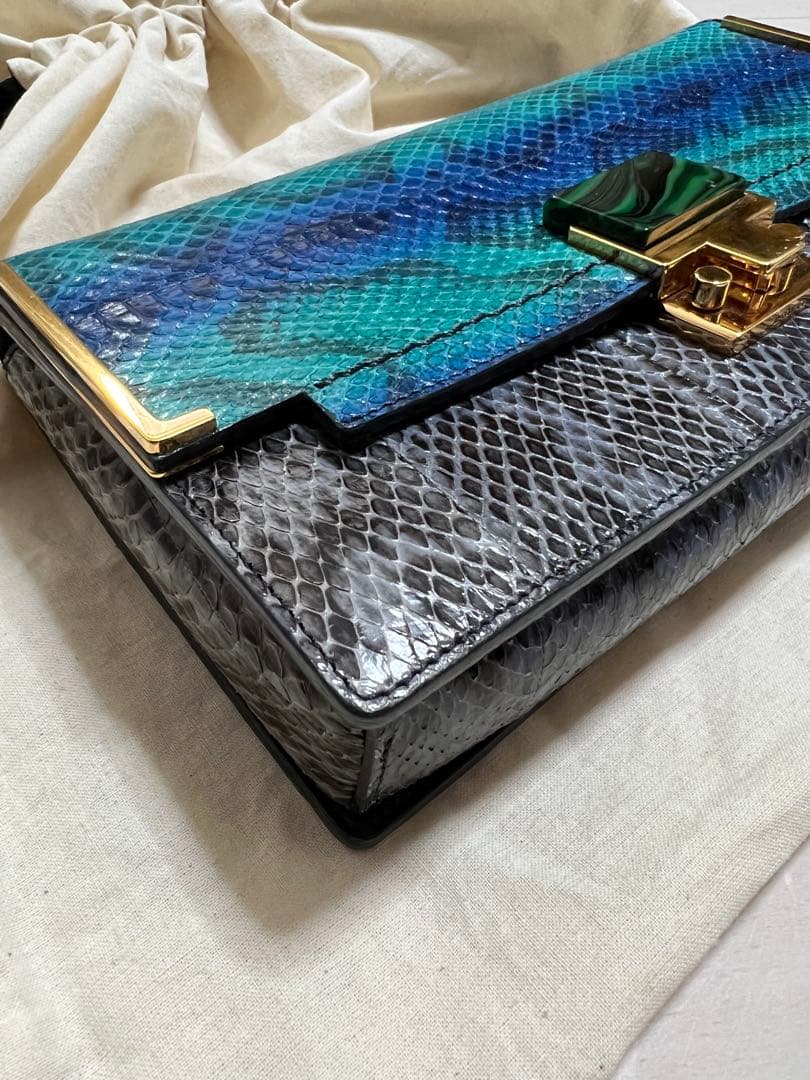 LANVAN Python Bag アルベールエルバス クラッチバッグ