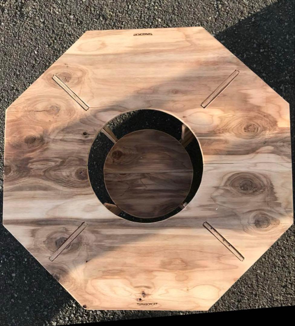 YAMAGOMORY 八卓　七輪テーブル　折り畳み　キャンプテーブル