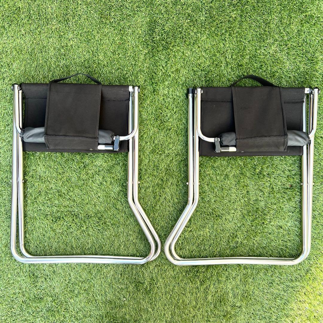 【希少・旧ロゴ】スノーピーク フォールディングディレクターズチェア 2脚セット