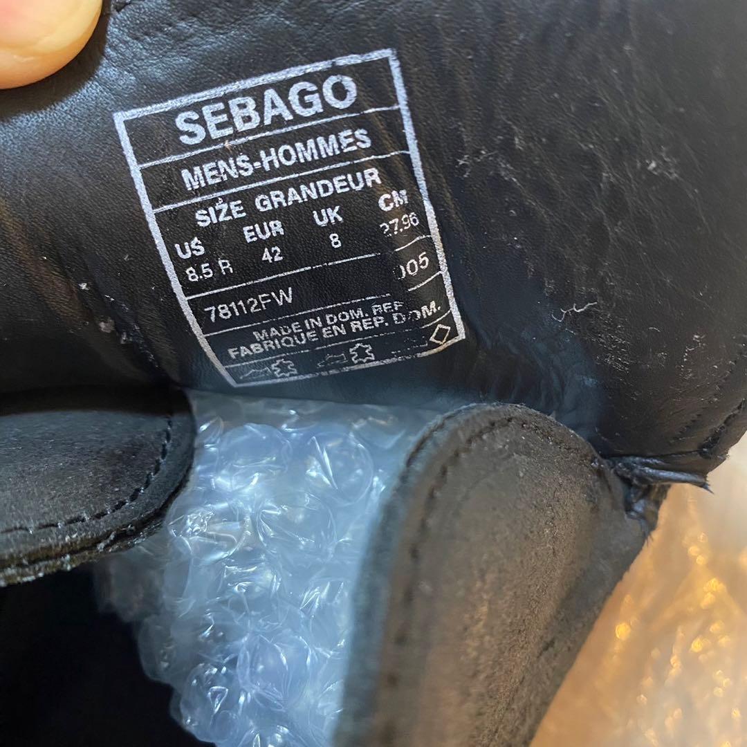 エンジニアード　ガーメンツ　SEBAGO リングブーツ　チャッカ　ブラック