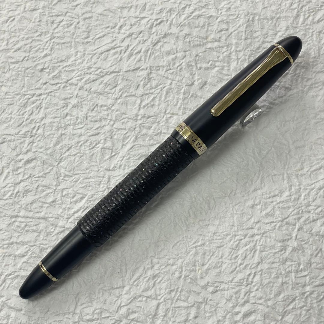 セーラー 万年筆 プロフィット21 ロング ジャバラ漆塗りラデン 長刀コンコルド