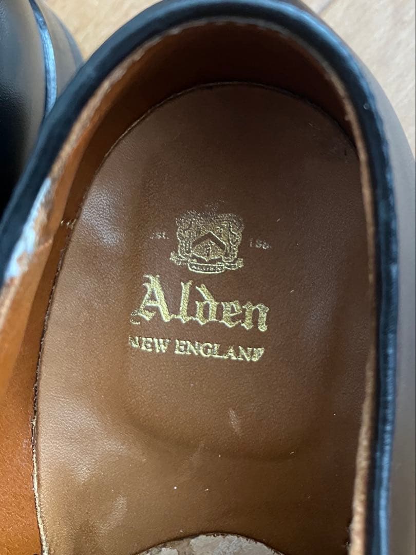 オールデン 56610 ストレートチップ US6 D カーフ ブラック