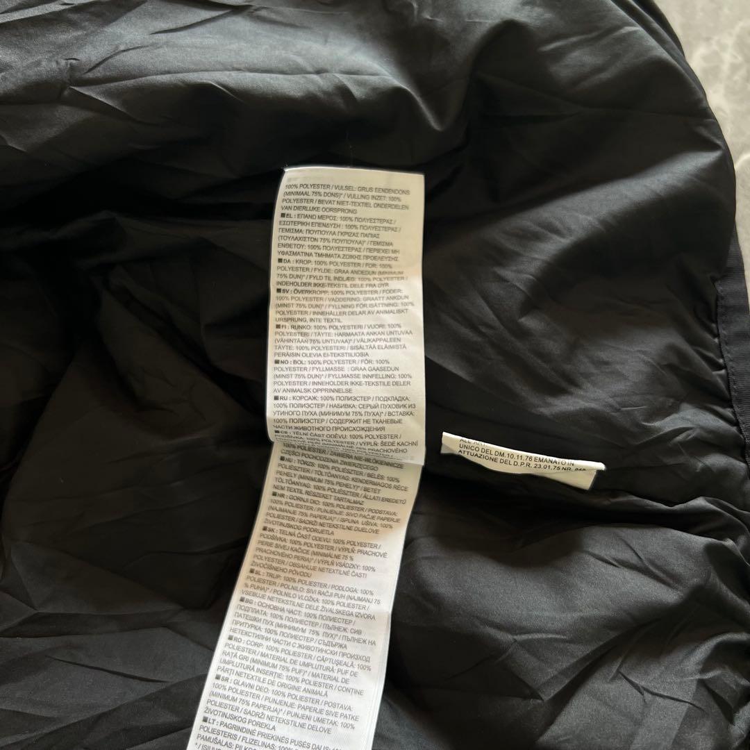 NIKE ブラック ダウンベスト スウォッシ　ワンポイントロゴ　肉厚　XL