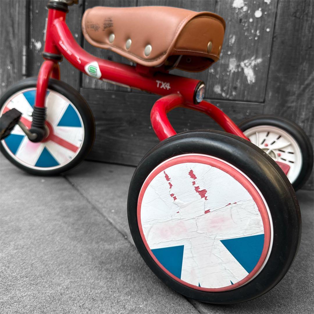 レトロ三輪車 ユニオンジャック おしゃれ インテリア アンティーク風 子供用