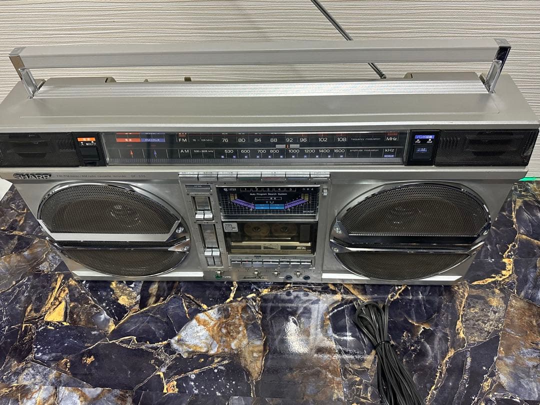 美品 SHARP シャープ GF-535 ラジカセ ラジオ動メンテナンス済み