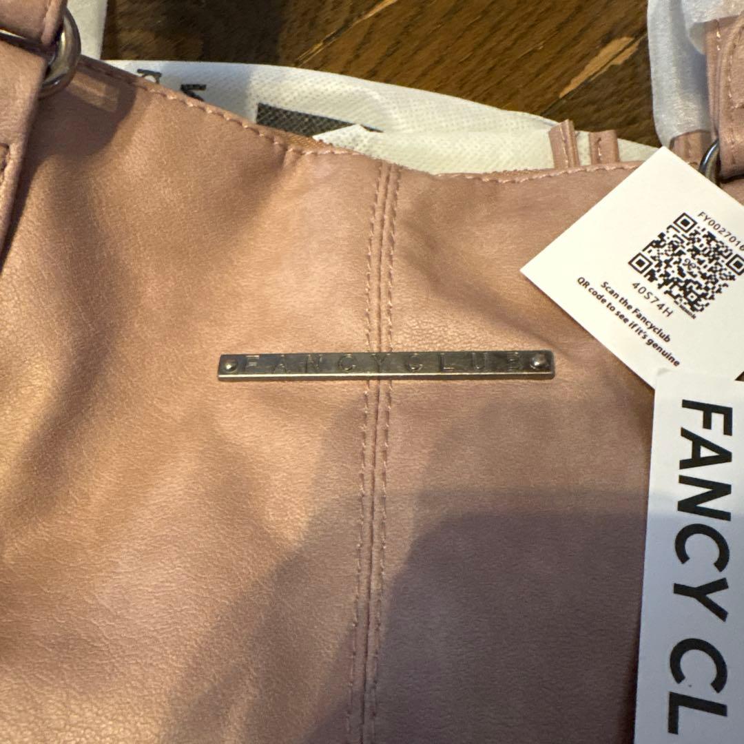 FANCY CLUB ピンク ショルダーバッグ 合皮 トートバッグ