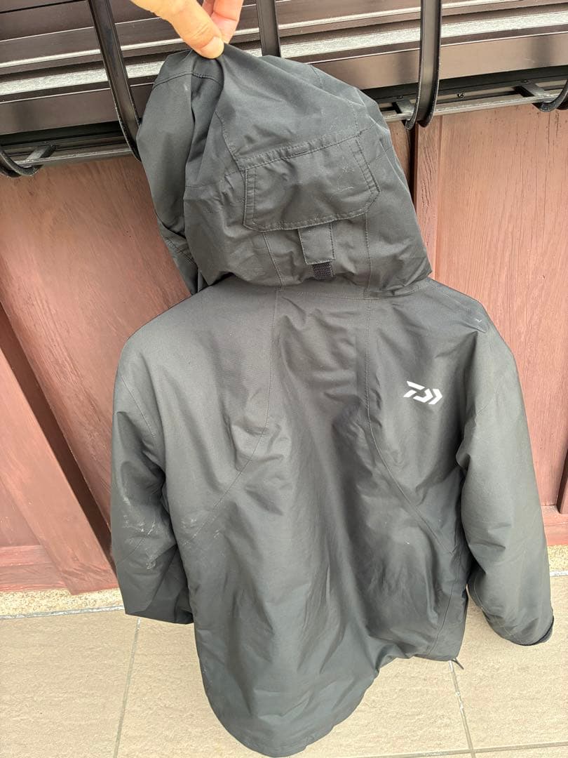 ゴアテックスgoretexフィッシングスーツ ブラック L