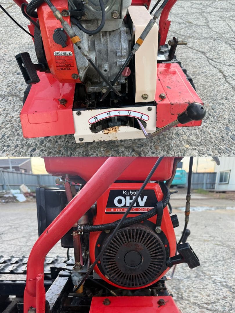 「新潟県長岡発」クボタ運搬車SC156DC ２５０キロ積み手動ダンプ動作確認済み