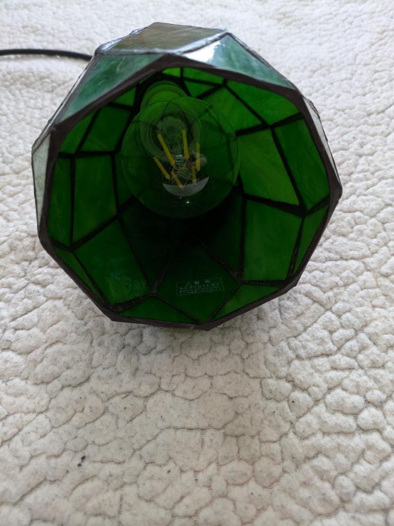 レトロな照明器具　天井照明　ステンドグラス　maxray