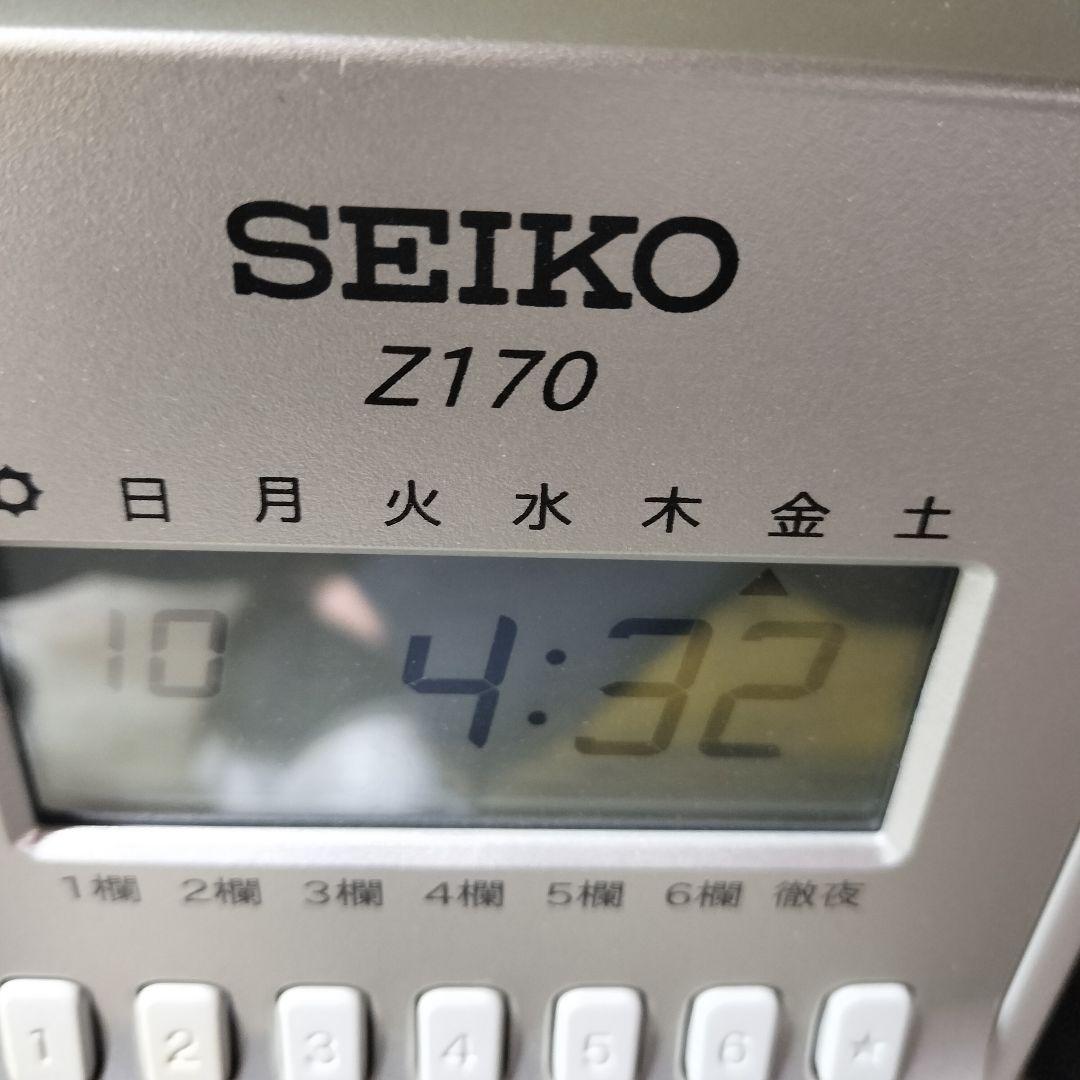 タイムレコーダー★SEIKO★Z170★動作確認済★配送無料