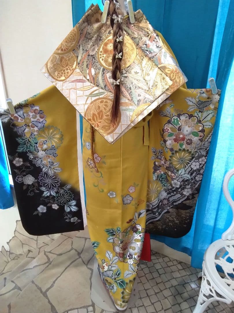 振袖フルセット、正絹振袖、成人式、重ね衿、帯揚げ帯締め、西陣袋帯、長襦袢