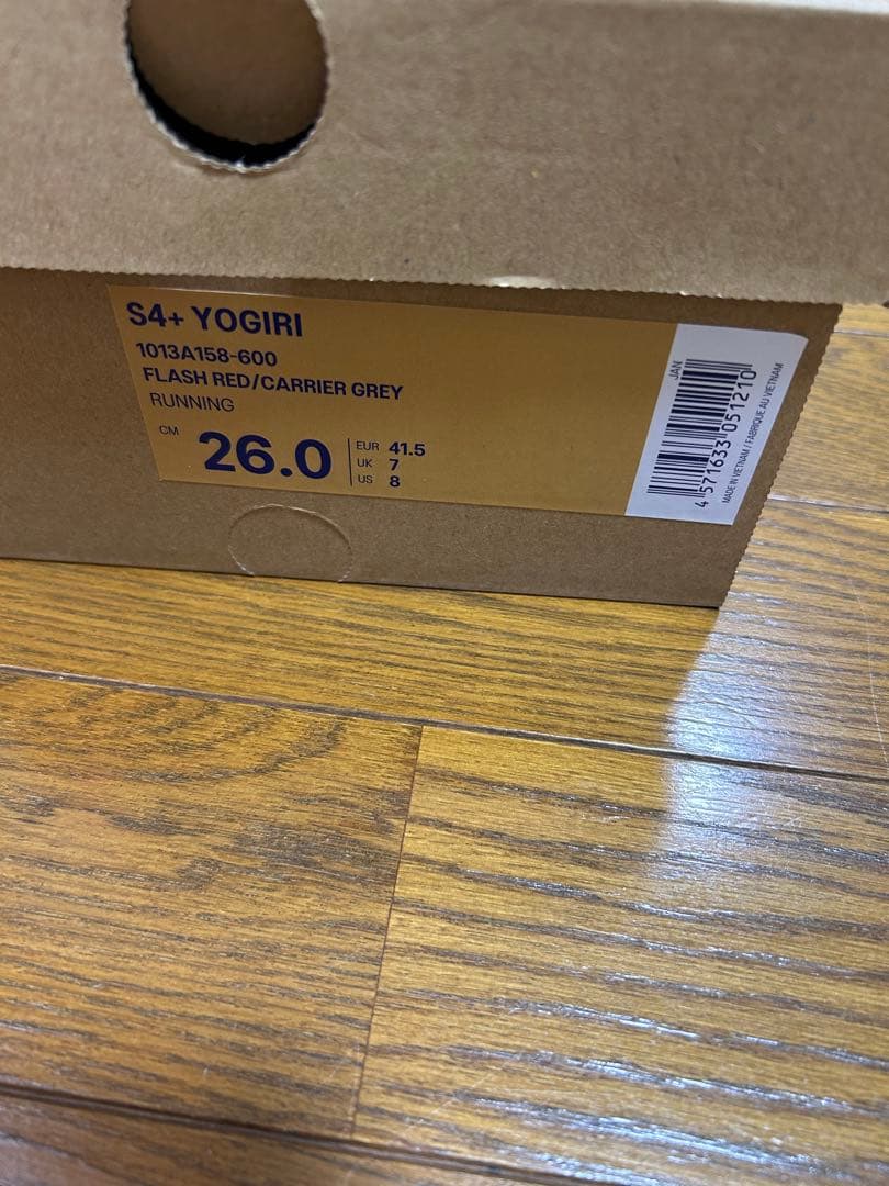 【お値下げ】asics S4+YOGIR ランニングシューズ26cm