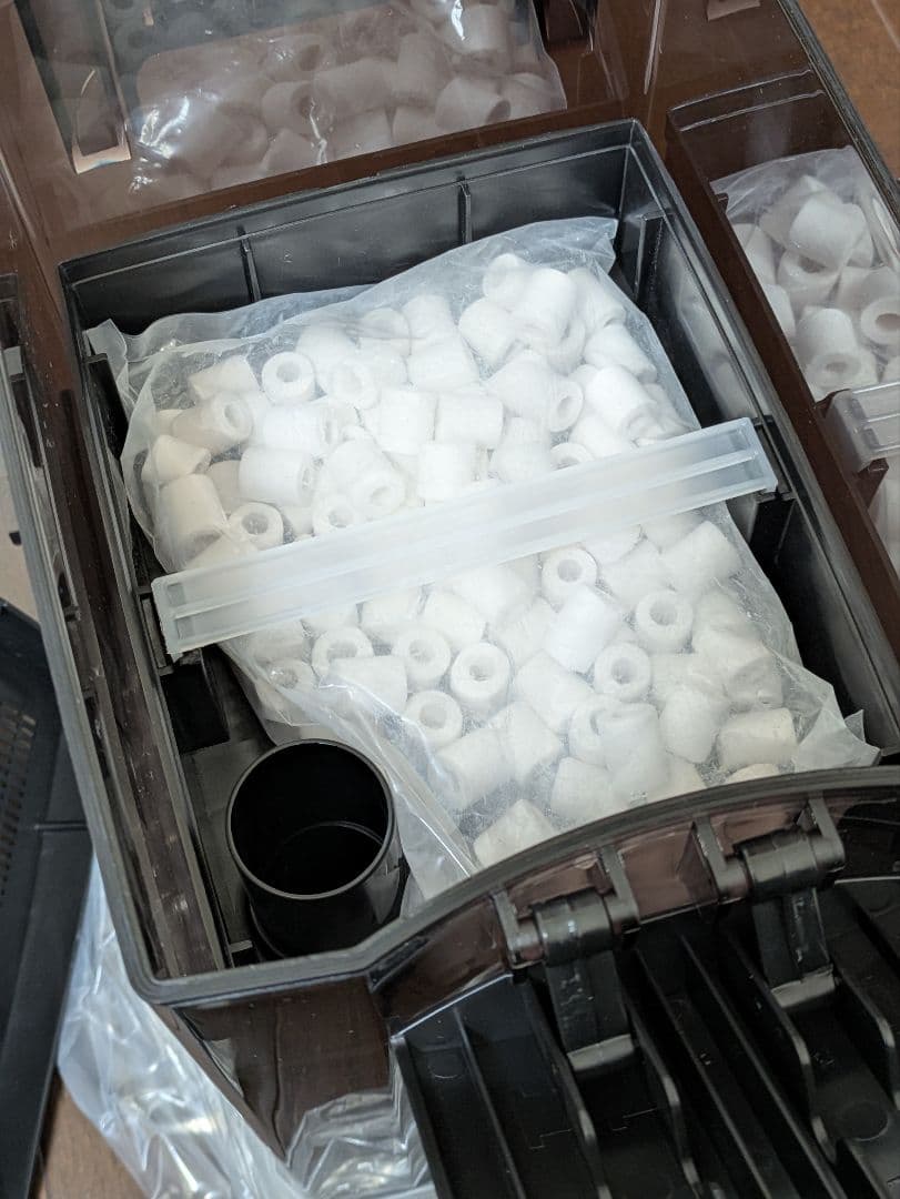 【未使用品】コトブキ パワーボックス V1500 外部フィルター ろ材未開封①