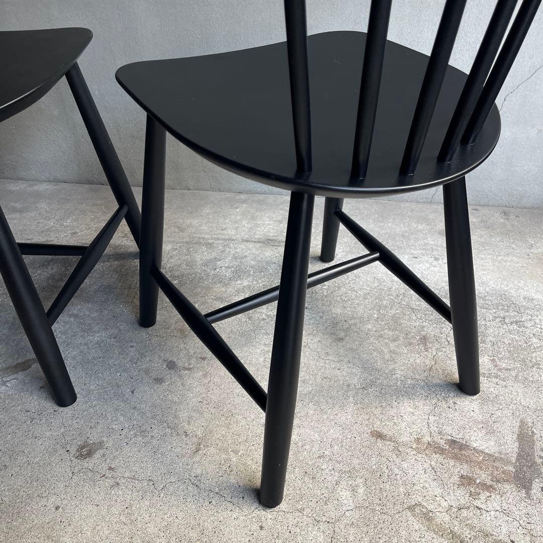 FDB モブラー J46 チェア グレー 北欧チェア　2脚セット