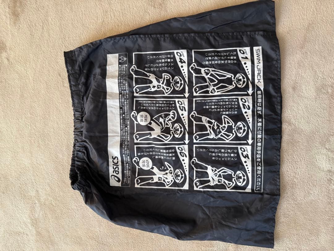 【希少品】asics 高速水着トップインパクトラインASL506カラー/ブラック