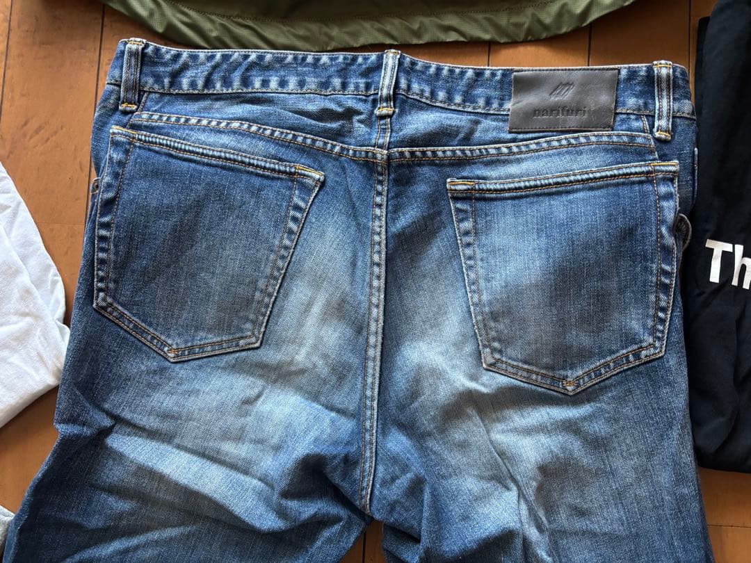 NARIFURI サイクリング　ジャケット　デニム　Tシャツ