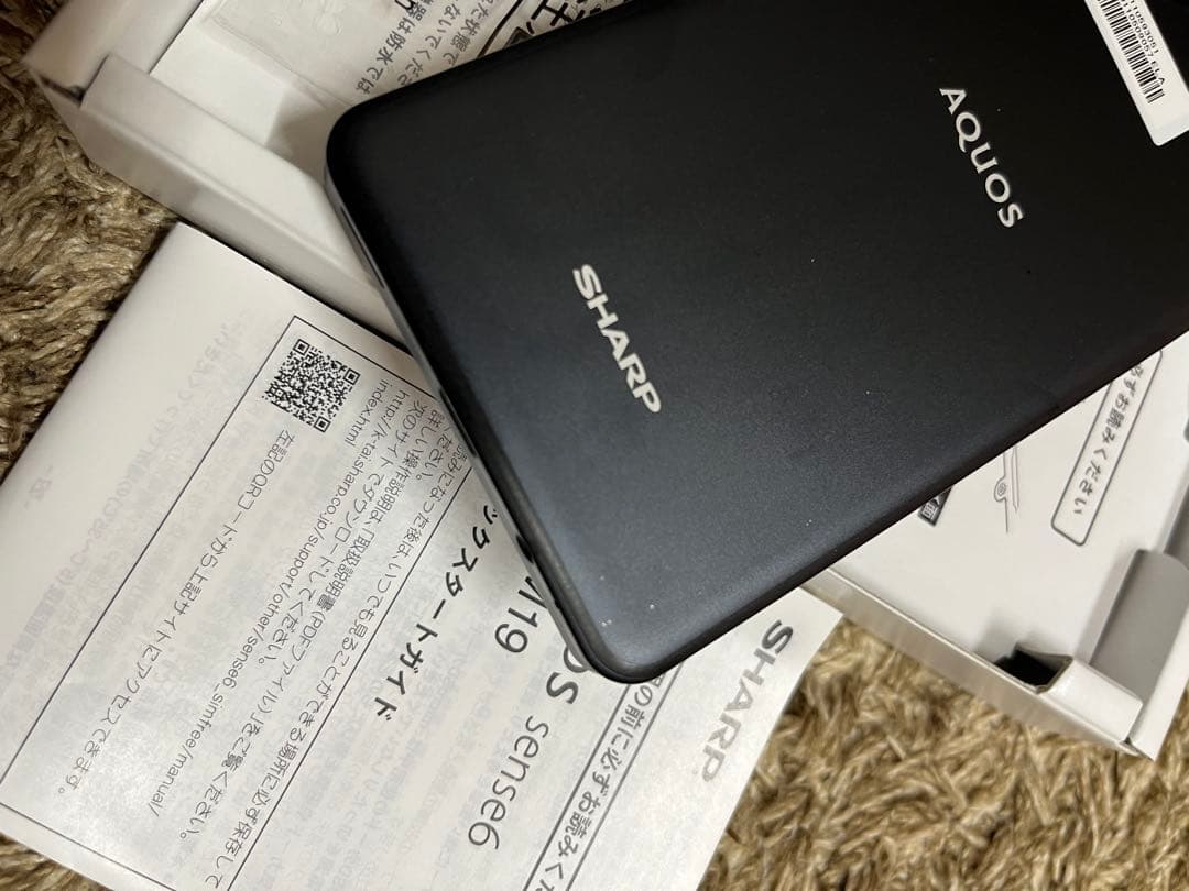 SHARP AQUOS sense6 ブラック64GB SIMフリー