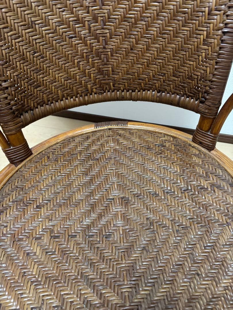 風間 KAZAMA アームチェア 回転椅子 籐家具 ラタン家具