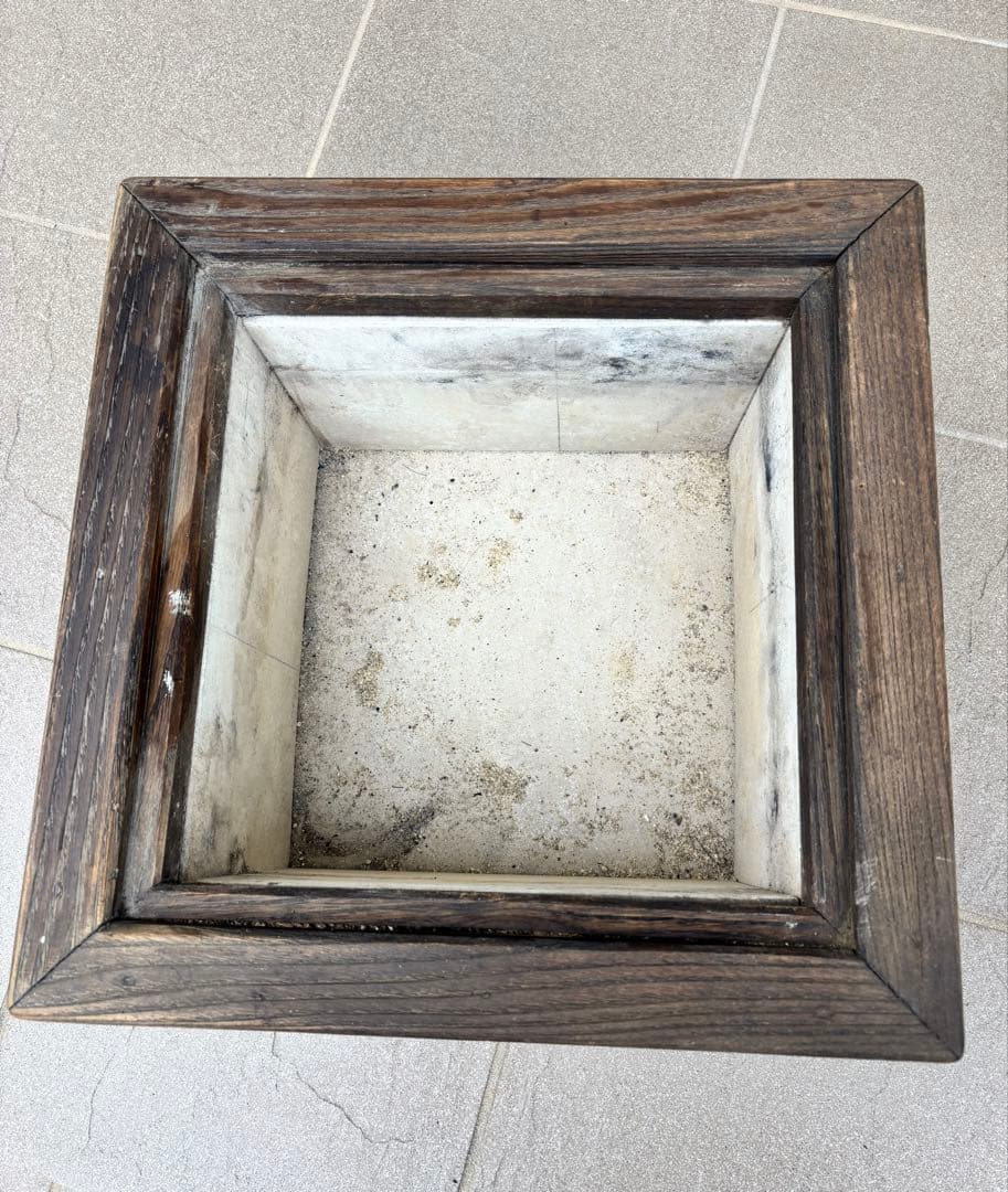 小型火鉢　木製