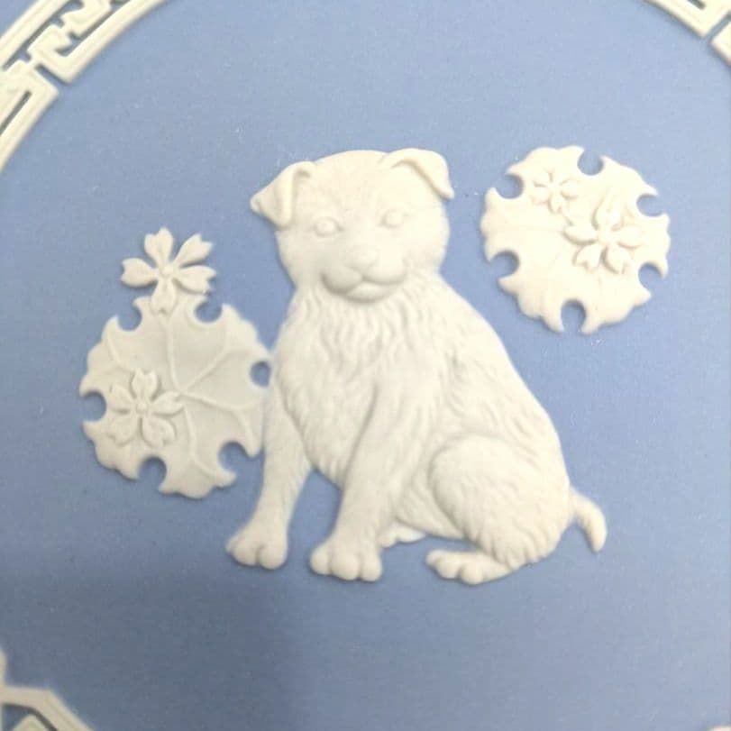 カサ　ウェッジウッド　干支トレイ 2018戌年+2019猪+2016猿