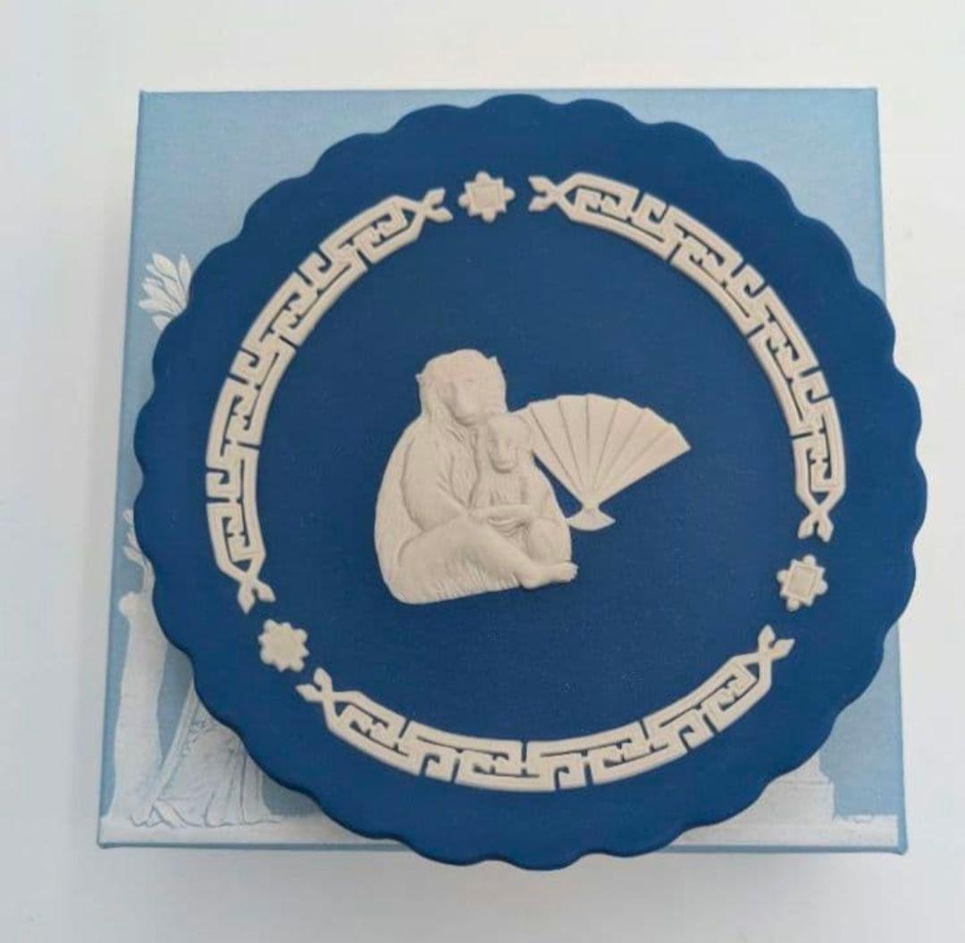 カサ　ウェッジウッド　干支トレイ 2018戌年+2019猪+2016猿