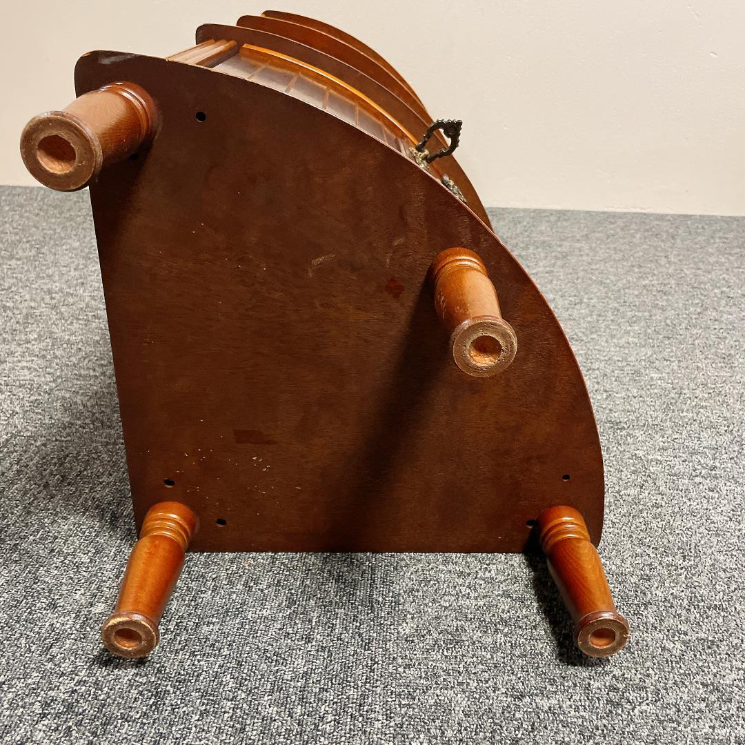 日本製　アヤノクラフト　綾野製作所 ブラウン 木製 コーナーキャビネット