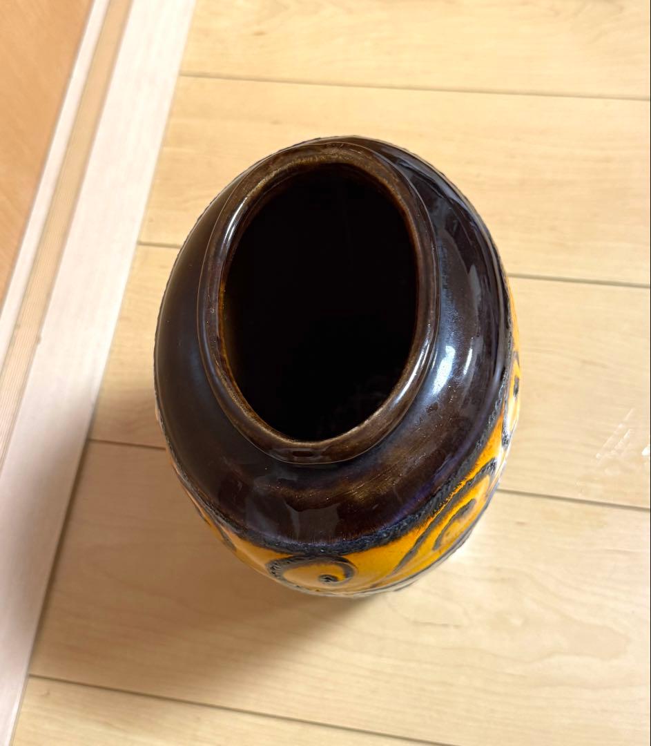 西ドイツ製　fatlava 花器　ファット・ラヴァ フラワーベース　スタンド