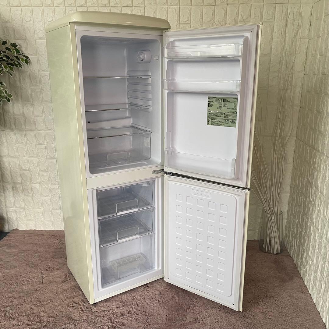 都内23区配送無料✨株式会社オーヤマ 冷蔵庫　レトロ　　2022年製