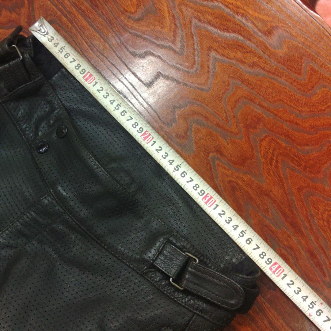 RSタイチ　レザーメッシュパンツ　LLサイズ　膝カップ入り！