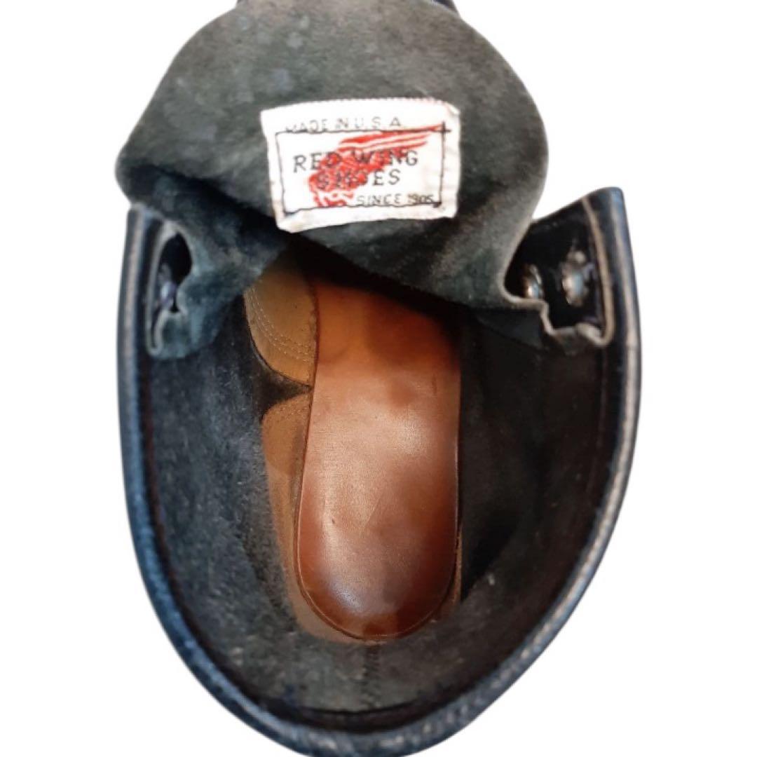 m*e様 レッドウィング　サイズ９.５Ｅ　２７.５センチ ブラック RED WI