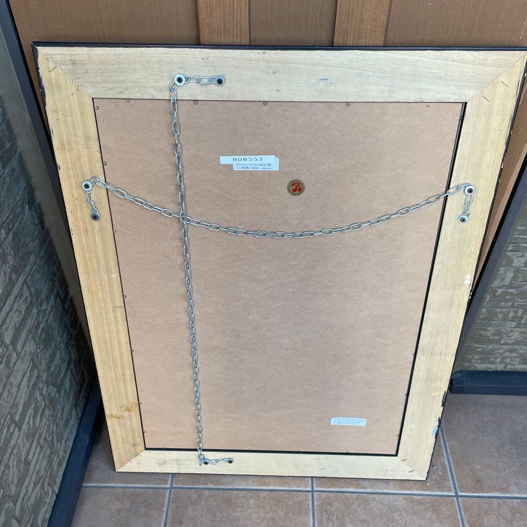 イタリア製 おしゃれ ミラー 壁掛け鏡 ウォールミラー　壁掛け　高級　ゴールド