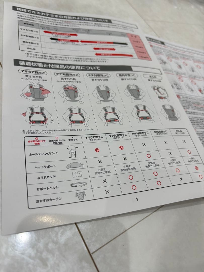 Aprica アップリカ　コアラウルトラメッシュ EX 抱っこひも ブラック