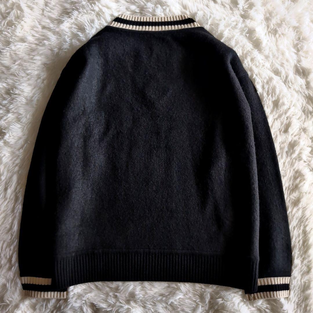 美品 マッキントッシュ カシミヤ混 チルデンニット セーター M ブラック
